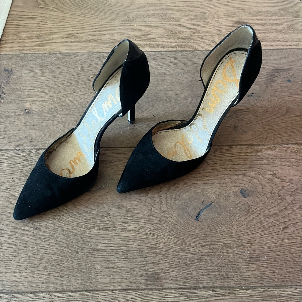 Sam Edelman Velvet Black Women's Heels